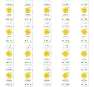 Ekologiczne podpaski ze skrzydełkami, kompostowalne, Super, 12 sztuk X20