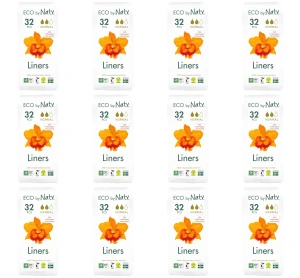Ekologiczne wkładki higieniczne, Normal, 32 sztuki X12