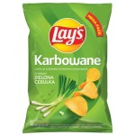 Chipsy Lay's Karbowane zielona cebulka 190 g