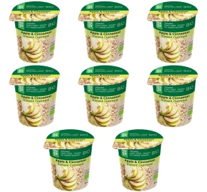 Owsianka z jabłkami i cynamonem pełnoziarnista BIO 60 g X8