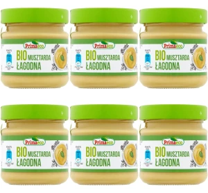 Musztarda łagodna BIO 170 g X6