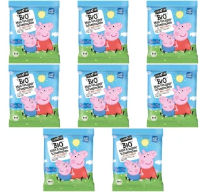 Chrupki kukurydziane jabłko- marchew BIO 30 g Świnka Peppa X8