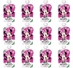 Przecier jabłko- banan- brzoskwinia BIO 100 g Myszka Minnie X12