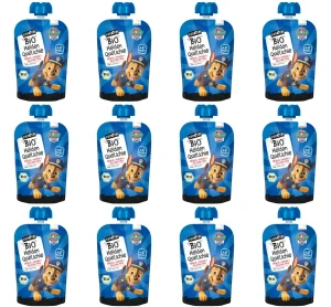 Przecier truskawka- malina z owsem BIO 100 g Psi Patrol- Chase X12