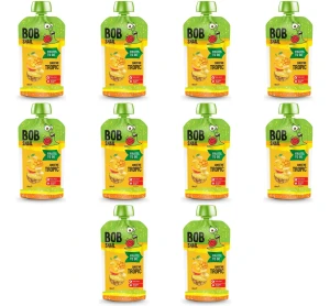 Smoothie TROPIC Banan Ananas Mango bez dodatku cukru 120g X10