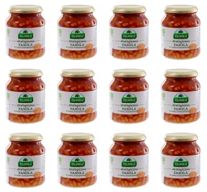 Fasola biała w sosie pomidorowym BIO 360 g X12