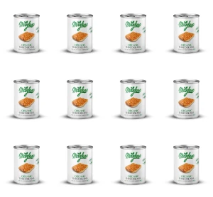 Fasola biała w sosie pomidorowym BIO 400 g/ 240 g X12