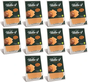 Roślinna alternatywa sera cheddar- plastry 140 g X10