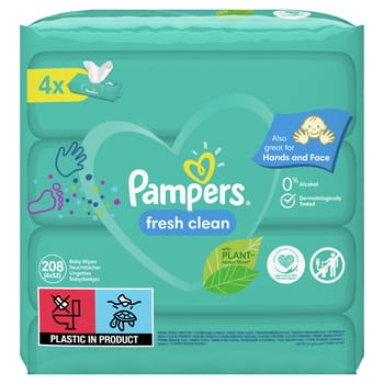 Chusteczki Fresh Clean Pampers 4x52szt Pampers_Pampers_chusteczki_pielegnacyjne_Fresh_Clean_4x52_szt_64030927_0_350_350.jpg