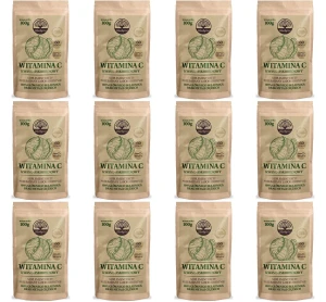 Witamina C z kapusty kwas L-askorbinowy 100g X12