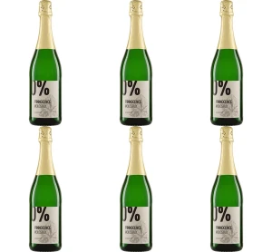 Wino musujące bezalkoholowe Mousseux BIO 750 ml X6