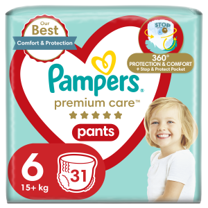 Pieluchomajtki Premium Care Pants Rozmiar 6 Pampers 31szt.