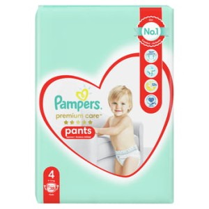 Pieluchy Premium Care Rozmiar R4 Pants pieluchomajtki Pampers 38 sztuk