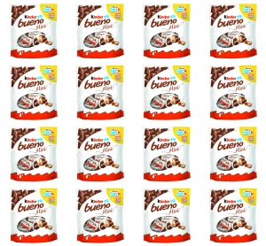 KINDER BUENO MINI BAG, wafelki z nadzieniem 108g X16