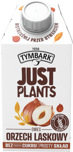 Napój roślinny orzech laskowy Just Plants Tymbark 500ml