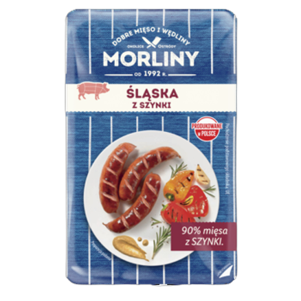 Kiełbasa Śląska Morliny 460 g Kiełbasa Śląska Morliny 460g