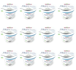 Skyr Jogurt Białkowy Naturalny Typu Islandzkiego bez Tłuszczu Piątnica 150g X12