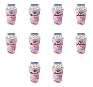 Olmici jogurt truskawkowy z piankami 111g OLMA X10