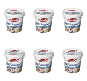 Wieluń Twarożek kanapkowo-sernikowy Mój Ulubiony wiadro 1kg X6