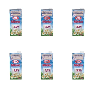 Mlekovita Mleko UHT 3,2% tłuszczu 1L X6