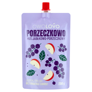 Mus jabłkowo-porzeczkowy Porzeczkowo Ovolowo 200 g
