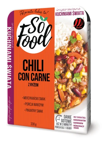 Chili con carne So Food 330 g Chili con carne So Food 330g
