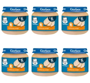 Gerber Obiadek delikatny indyk po 6 miesiącu 80 g X6