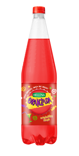 Oranżada czerwona Hellena 1,25l