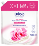 Mydło w płynie róża i proteiny mleka zapas Luksja 1,5 l