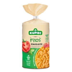 Kupiec Fitos Wafle ryżowo-kukurydziane Pomidor & Bazylia 130g