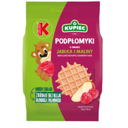 Kupiec & Kubuś Podpłomyki mini o smaku jabłka i maliny 30g 1779191690198-ni1p23.png