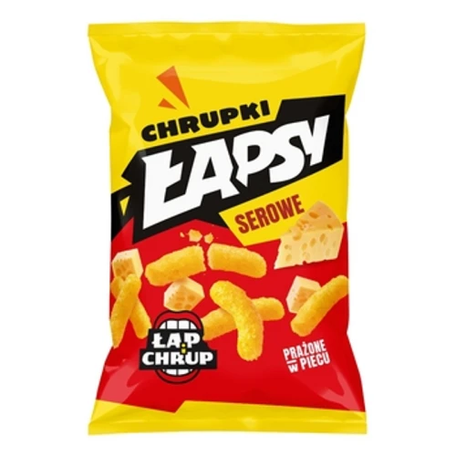 ŁAPSY Chrupki kukurydziane o smaku sera 130 g 1779191826048-9n2lae.png