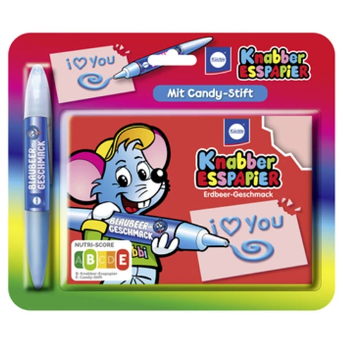 Knabber Esspapier mit Stift - chrupiące opłatki 25 g z pisakiem cukrowym 15 g 1779191910881-g2tu7d.png