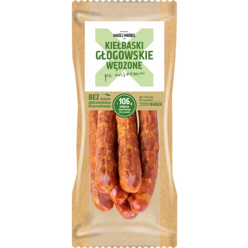 Madej Wróbel Kiełbaski głogowskie wędzone 220 g 1779194742684-cgo7kb.png
