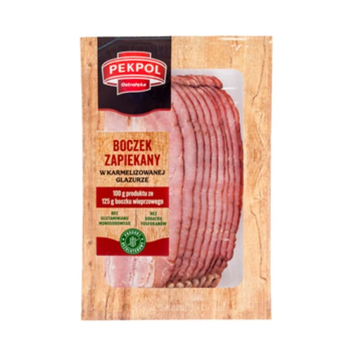 Boczek zapiekany w karmelizowanej glazurze plastry 100 g Pekpol 1779194758573-qosjwj.png