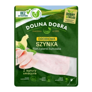 Szynka drobiowa plastry, Dolina Dobra 100 g