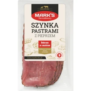 Mark's Szynka pastrami z pieprzem plastry 100 g