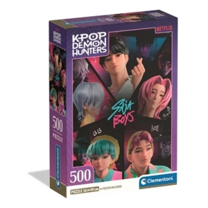 Clementoni Puzzle 500 El Compact Kpop Demon Hunters