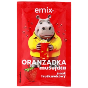Oranżadka musująca smak truskawkowy emix 16 g