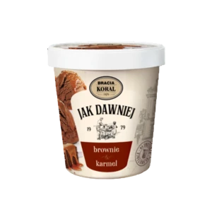Bracia Koral Lody Brownie & Słony karmel 450 ml