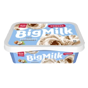 Big Milk Lody śmietankowo-orzechowe 900 ml