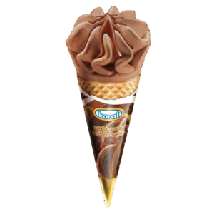 Koral Rożek lody o smaku czekoladowym 110 ml