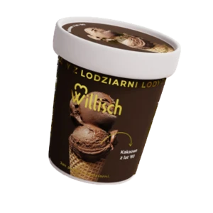 Willisch Lody z Lodziarni Kakaowe z lat 80' 465 ml