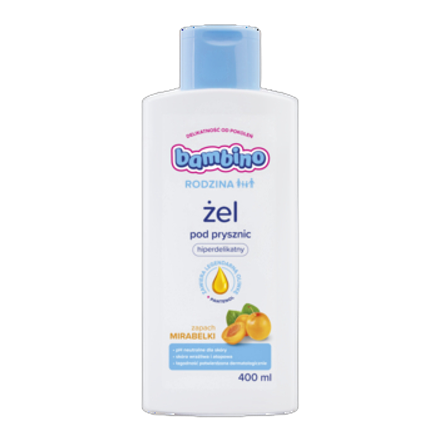 Żel pod prysznic o zapachu mirabelki Bambino 400 ml Żel pod prysznic o zapachu mirabelki Bambino 400ml