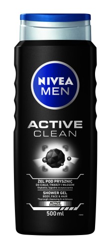 Żel pod prysznic Nivea Active Clean 500ml