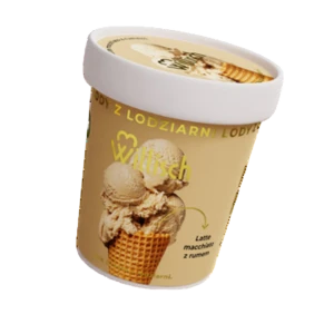Willisch Lody z Lodziarni Smak Latte macchiato i rumu 465 ml