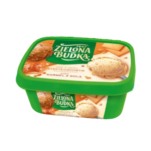 Zielona Budka Lody Ciasteczko & Słony Karmel 1L