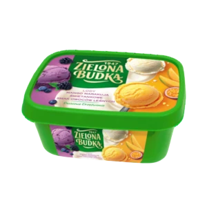 Zielona Budka Lody Owoce leśne- Śmietanka-Mango 1L