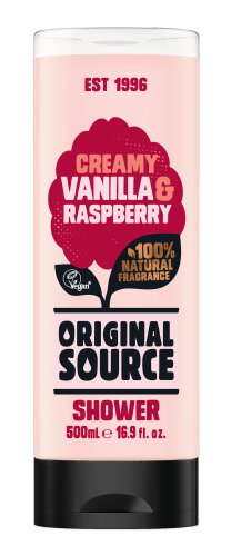Żel pod prysznic vanilla&amp;raspberry Original Source 500ml
