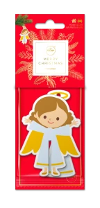 Odświeżacz powietrza do samochodu Aroma Home Xmas Cellulose 3D Angel Cynamon